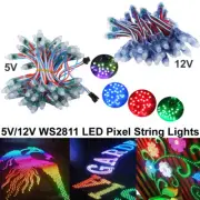 DC5/12V 12mm LED WS2811 Pixel Module 50 Node/String Digital RGB Full Color