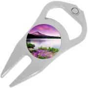 Purple Mountains Golf Ball Marker Divot Repair Tool Bottle Opener