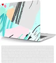 Compatible with MacBook Pro 16 inch Case with Touch ID 2021/2023 Release Model M1 A2485/A2780 M2 Pro/Max Chip, Plastic Protective Matt Durable Hard Shell Case Cover & Keyboard Cover, Graffiti