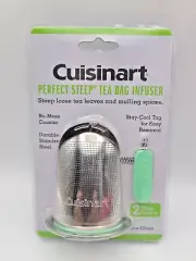 Cuisinart Perfect Steep Tea Bag Infuser Light Green Stainless