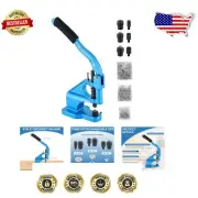 Versatile Hand Press Grommet Machine with 1500 Grommets for DIY Projects