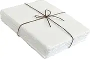 Handmade Cotton Paper with Deckle Edge Recycled Cotton Rag Mixed Media Card Stock for Postcards, Invitations, Crafts and Announcements (5x7 inch 'B6', 150gsm, 50 Pack)