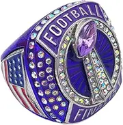 Discount Sports Rings, FOOTBALL FINALIST RING — Player Award, assorted colors and gemstones