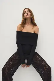 Deia Off Shoulder Long Sleeve Top