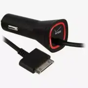 Verizon 2.1A Car Charger with 30 Pin Connection - Black / Red - APL21VPC-F2