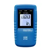A● CEM DT-901 Phase Rotation Indicator/Socket Polarity and Earth Leakage Tester