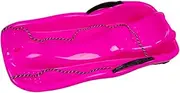 Generic Kids Sledge with Double Seat Toboggan for Garden Sledding in Winter Snow