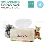 Australian Souvenirs Tissue Box Cover Kangaroo Koala Holder Aussie Gift Car Case