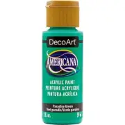 DecoArt Americana Acrylic Paint 2oz-Paradise Green DA-414