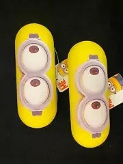 Despicable Me Minion Sunglass Eyeglass Hard Case Lot 2 Yellow Clamshell