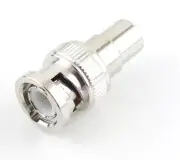 BNC Male to RCA Female Coax Adapter Connector - USA Ham Radio Seller