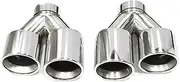 Quad Carbon Fiber Exhaust Tip Compatible For F10 F11 535d 535i 640i 640d Up To G30 G31 Car Exhaust System Nozzle Tailtip