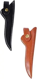 SHERCHPRY 2Pcs PU Hairdressing Shear Covers Durable Scissors Protective Case Safe Storage for Barber Shears for Hairdressers and Home Use