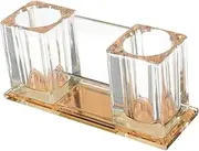 NULYLU Stable Acrylic Microphone Base Multipurpose Desktop Mic Holder for Home Use Durable and Reliable Stand Prevents Shaking for Ktv and Karaoke Sessions