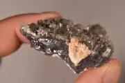 *CERUSSITE* On GALENA Specimen 5.5cm 90.4g Barite Natural Crystal Cluster