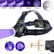 Headlamp Ultraviolet Green/red/uv 395nm Waterproof Zoomable Usb Rechargeable Headlamp 3 Light Modes For Hunting 2000lm Headlamps Sign In|join Purp...