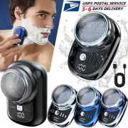 Portable Electric Razors Mini-Shave for Men USB Rechargeable Shaver Travel Home
