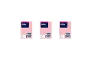 3x 20pc Filofax 12cm Pocket Refill Ruled Notepaper Office Stationery Memo Pink