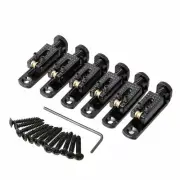 Black 3-8 String Guitar Cigar Box Banjo Single Roller Guitar String Bridge Set