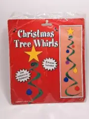 Christmas Tree Ceiling Whirls Stars Decoration Indoor Outdoor