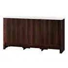 Artiss Buffet Sideboard Cupboard Cabinet Marble Style Tabletop Walnut White