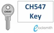 CH547 Key Fits Tool Box, Paddle, Whale Tail Lock, Caravan storage + others