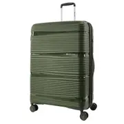 Pierre Cardin Normandy 73cm LARGE Hard Shell Suitcase - Green