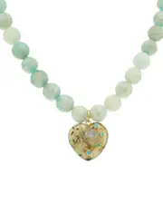 Rachel Reinhardt Vermeil Amazonite & Labradorite Pendant Necklace
