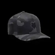 FOX RACING Fox Head Flexfit Hat 31622-247-S/M Black Camouflage