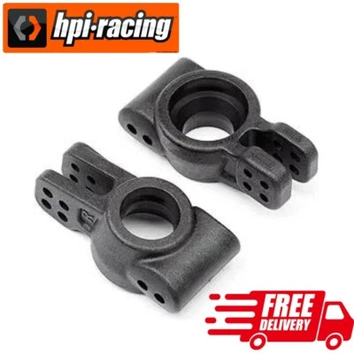Hot Bodies D413 Rear Hub Set (2) 1/10 4wd HPI RC Car Brushless Buggy Part 112770