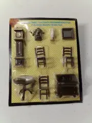 Miniature Living Room Set- 1/4"Scale - (G1452)- Town Square