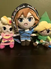 3 New and Sealed Legend of Zelda Plushies