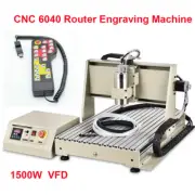 USB 4 Axis CNC 6040 Router Engraver Metal Carving Machine 1.5KW VFD+Controller