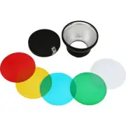 AU*Godox AD-R14 Reflector with Colour Gels & Grid for AD300Pro, ML30, ML60 LED
