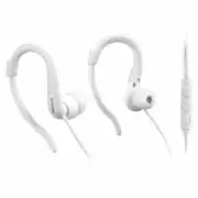 Magnavox MHP4855WH Earhook Headphones Microphone - White