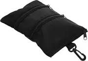 TOBBOMEY Multi Pocket Golf Pouch Durable Storage Bag for Golf Accessories Portable and Convenient Design for Men and Women Space Saving Travel Case for Valuables