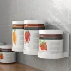 Self Adhesive Bottles Holder Tray Round Wall Mounted Hand Soap Dispenser -=y=