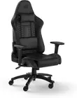 TC100 RELAXED Gaming Chair - Leatherette - Racing-Inspired Design - Lumbar Pillo