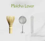 3-Piece Matcha Tea Tool Set Whisk Scoop & Sifter