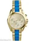 Michael Kors Women's MK5908 'Bradshaw' Mini Chronograph Two-tone Watch- NWB $275