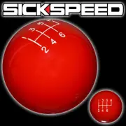 RED OL' SKOOL SHIFT KNOB FOR 6 SPEED SHORT THROW SHIFTER SELECTOR 12X1.75 S20