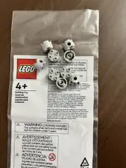 (9) NEW Lego 2x2 Grey Round Brick w/ Hole Bricks