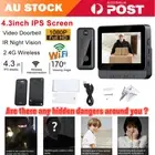 Bluetooth Video Intercom Wireless Door Bell Camera Monitor Auto Recording NEW
