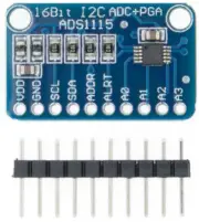ADS1115 16-bit ADC 4-Chan Analog Digital Module I2C Arduino Raspberry Pi, ESP32