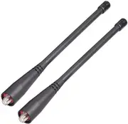 2pcs Dual Band SMA Female Antenna For Wouxun Baofeng BF-888S GT-3 Radio