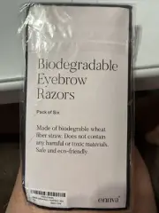 Ennva Pack Of 6 Biodegradable Eyebrow Razors