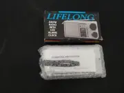 Lifelong AM / FM Radio Alarm Clock Model 845 LCD ALARM Function Original Box