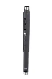 CHIEF CMS0203 Adjustable Projector Ceiling Mount Extension Pipe 24"-36" Black