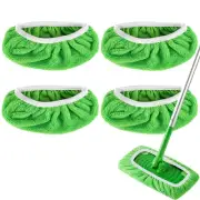 4PCS Mop Pads Refill for Sweeper Mop-Dry Sweeping Cloths&Wet3659