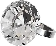 Ciieeo Ring Prop Simulation Wedding Ring Decoration Wedding Large Engagement Anniversary Party Supplies